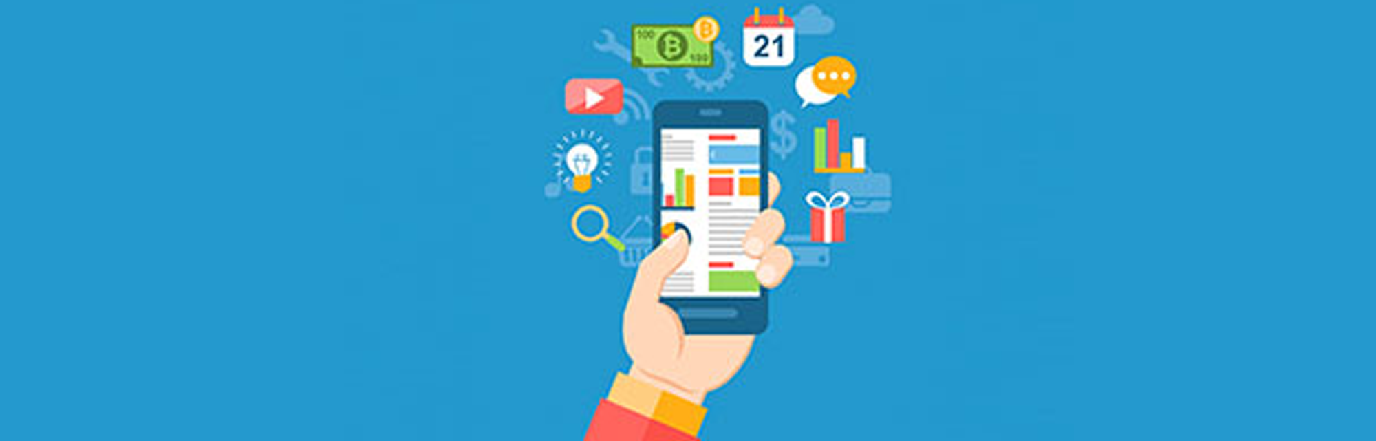 Why-your-website-should-be-mobile-optimised Animated Mobile Device